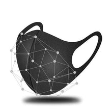 Load image into Gallery viewer, 3-Pack: Reusable Black Face Mask