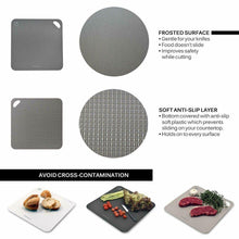 Load image into Gallery viewer, 4-Pack: Bartollo Non-Slip Cutting Boards with Free Knife