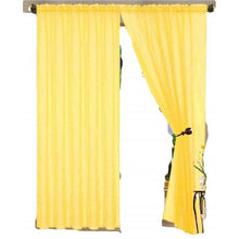 Load image into Gallery viewer, 4-Pack: Dorian Solid Sheer Rod Pocket Curtain Panels