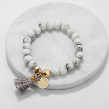Load image into Gallery viewer, 4 Piece: Bohemian Inspired Marble Bracelet
