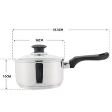 Load image into Gallery viewer, 7-Piece Set: Non-Stick Stainless-Steel Cookware