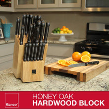 Load image into Gallery viewer, 20-Piece: Professional Kitchen Knife Set with Knife Block