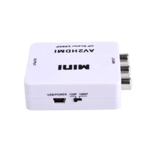 Load image into Gallery viewer, 720p 1080p Upscaler Mini Composite AV CVBS 3RCA to HDMI Video Converter Adapter