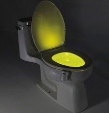 Load image into Gallery viewer, 8-Color LED Sensor Motion-Activated Bathroom Toilet Light