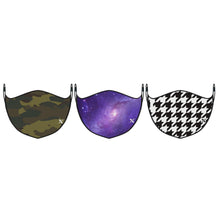 Load image into Gallery viewer, 3-Pack: Double Layer Washable & Reusable Non-Medical Face Mask With Adjustable Loop