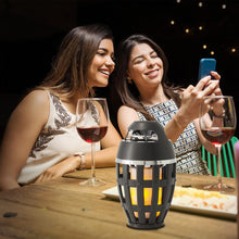 Load image into Gallery viewer, Tiki Torch Wireless Portable Stereo Speaker and Flame Table Lamp