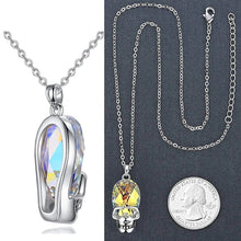 Load image into Gallery viewer, Aurora Borilles Skull Necklace