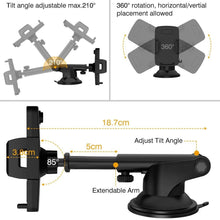 Load image into Gallery viewer, Car Phone Mount, VUP Windshield Phone Holder Car Mount