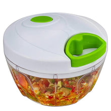 Load image into Gallery viewer, Compact & Powerful Hand Held Vegetable and Fruit Chopper and Slicer