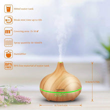Load image into Gallery viewer, Cool Mist Humidifier Ultrasonic Aromatherapy Diffuser