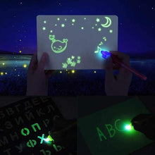 Load image into Gallery viewer, Draw With Light Kids' Learning Tablet Magic Drawing Board
