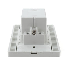 Load image into Gallery viewer, Dual Plug Electric Wall Socket Adapter 2 Usb Port Outlet Panel Switch