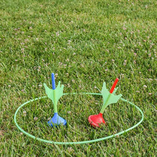 Load image into Gallery viewer, Glow in The Dark Lawn Darts Game Outdoor Backyard Toy for Kids & Adults