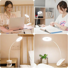Load image into Gallery viewer, LED Touch On/off Switch with 3 Modes Desk Lamp Clip