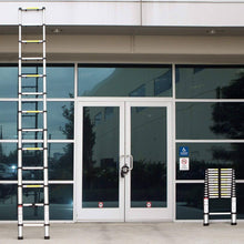 Load image into Gallery viewer, OxGord Aluminum Telescopic Extension Ladder 12.5ft. Telescope