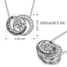 Load image into Gallery viewer, Pav'e Interlocking Circle Pendant Necklace