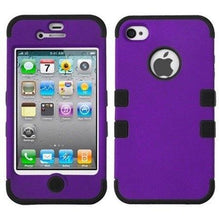 Load image into Gallery viewer, Double Layer Shockproof Hybrid Case for iPhone 4 & 4s