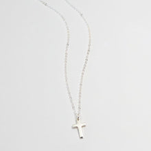 Load image into Gallery viewer, Tiny Cross Necklace