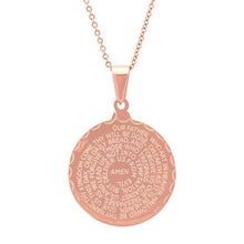 Load image into Gallery viewer, Stainless Steel Lord's and Serenity Prayer Pendant for Women