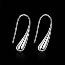 Load image into Gallery viewer, Sterling Silver Waterdrop Hook Earrings