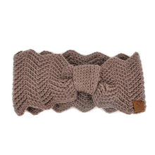 Load image into Gallery viewer, Women's Knotted Knit Winter Head Band