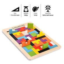 Load image into Gallery viewer, Wooden Tetris Puzzle Toy For Toddlers And Preschoolers