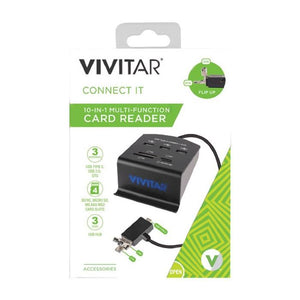 10-in-1 Multi-Function Card Reader