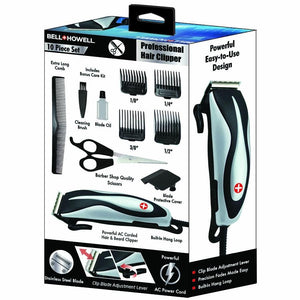 10-Piece Set: Bell Howell Professional Hair Clipper