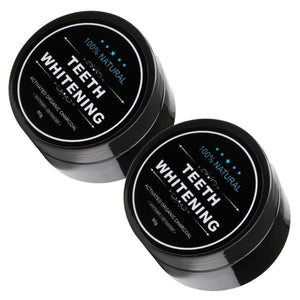 100% Natural Charcoal Teeth Whitening Powder