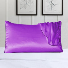 Load image into Gallery viewer, 100% Silk Pillow Cover With Trim
