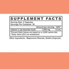 Load image into Gallery viewer, 2-Pack: Just Pure Vitamin C 1,000MG Support Healthy Immune System, Antioxidant
