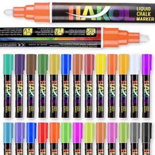 Load image into Gallery viewer, 26-Piece Set: Liquid Chalk Markers Great For Non-Porous Surfaces
