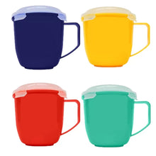 Load image into Gallery viewer, 4-Pack: Bell &amp; Howell Microwave Mugs with Vented Lids
