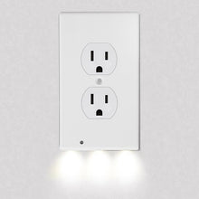 Load image into Gallery viewer, 4-Pack: LED Night Light Outlet Cover - Assorted Styles
