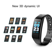 Load image into Gallery viewer, Waterproof Purple Smart Wristband Bracelet Fitness Tracker Health Monitor Heart Rate
