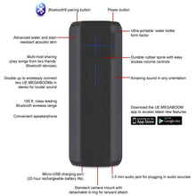 Load image into Gallery viewer, Ultimate Ears MEGABOOM (2015) Portable Waterproof &amp; Shockproof Bluetooth Speaker
