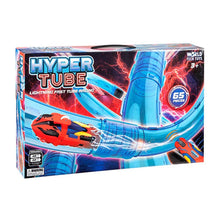 Load image into Gallery viewer, 65 Piece Set: Hyper Tube  Lightning Fast Tube Racing Playset
