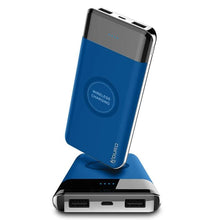 Load image into Gallery viewer, Aduro PowerUp Wireless Charging 10,000mAh Dual-USB Backup Battery
