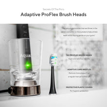 Load image into Gallery viewer, AquaSonic Black Series Pro Ultra Whitening 40,000 VPM Rechargeable Electric Toothbrush
