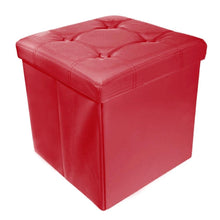 Load image into Gallery viewer, Collapsible Storage Ottoman &amp; Foot Rest

