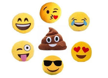 Load image into Gallery viewer, Emoticon Plush Decorative Pillows - Assorted Styles
