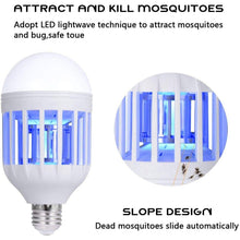 Load image into Gallery viewer, GLOUE 2-in-1 Bug Zapper and Mosquito Killer Lamp
