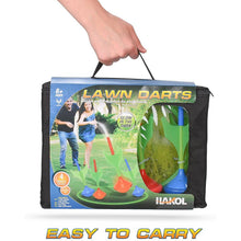 Load image into Gallery viewer, Glow in The Dark Lawn Darts Game Outdoor Backyard Toy for Kids &amp; Adults
