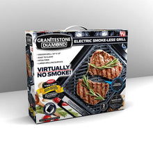 Load image into Gallery viewer, GraniteStone Diamond Non-Stick Aluminum Smokeless Indoor Electric Grill
