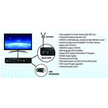 Load image into Gallery viewer, KORAMZI HDTV Digital TV Converter Box ATSC with USB Input for Recording and Media Player CB-107
