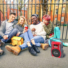 Load image into Gallery viewer, Koramzi Karaoke Portable Boombox with Bluetooth and Rechargeable Battery
