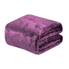 Load image into Gallery viewer, Versailles Throw Flannel Fleece Blanket
